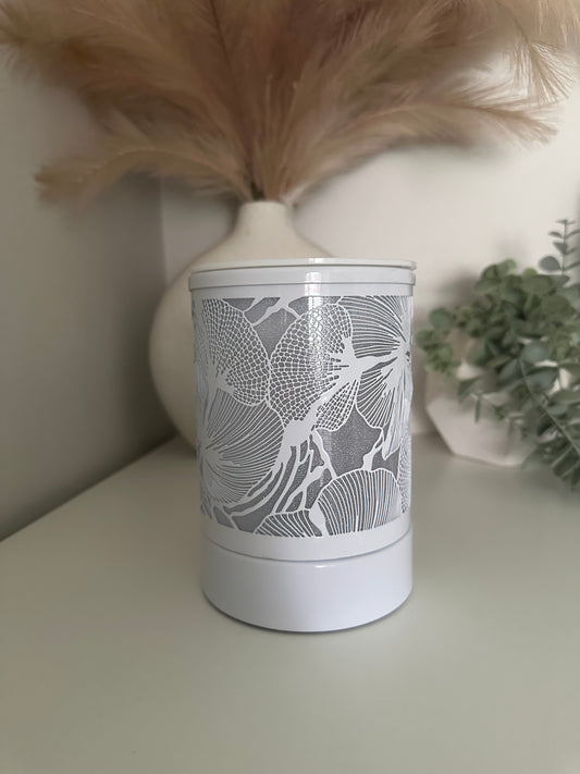 White Bloom Wax Warmer