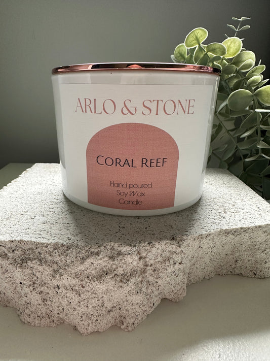 Coral Reef Candle Shallow